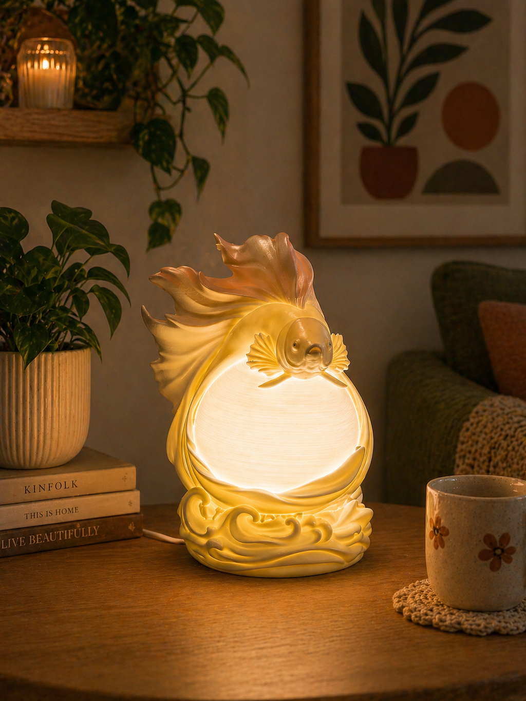 luminária Peixe Betta
